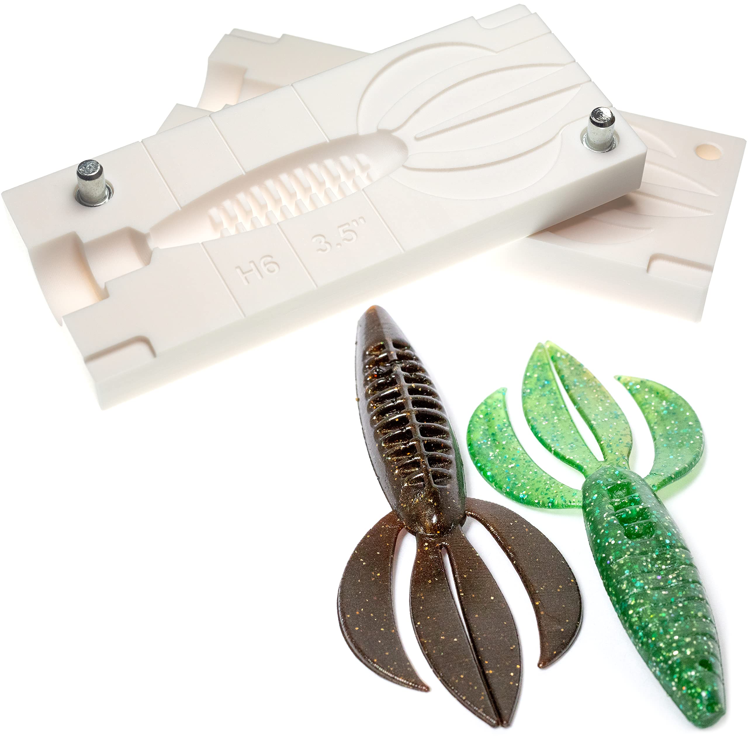 Authentic Handmade Havoc Pit Boss Craw Bait Form 3.5" Soft Plastic DIY Making