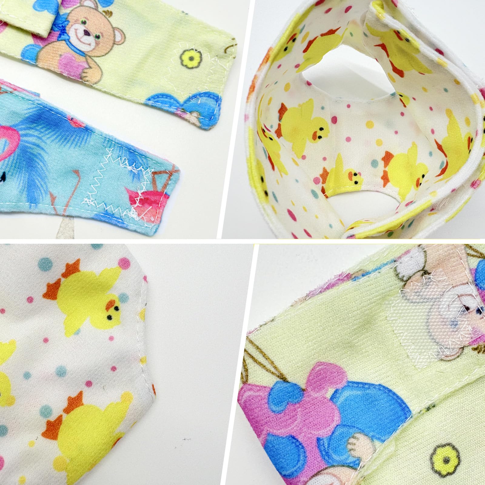Xerteam 4 Pcs Doll Nappies 4 Doll Socks, Baby Doll Accessories Set for 12-18 Inch Doll - Image 4