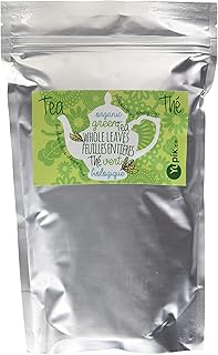 Yupik Organic Whole Green Tea Leaves, Loose Herbal Tea, Non-GMO, Gluten-free, 0.45Kg