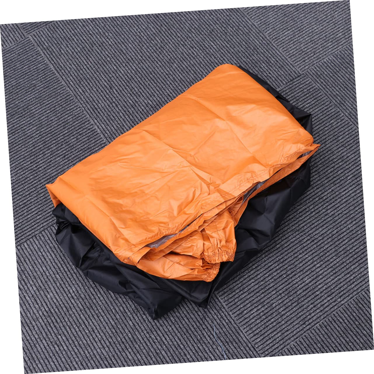 MAGICLULU Housse De Moto Imperméable Et Étanche Housse De Protection La Pluie Soleil pour Quad Et Scooter Noir Et Orange