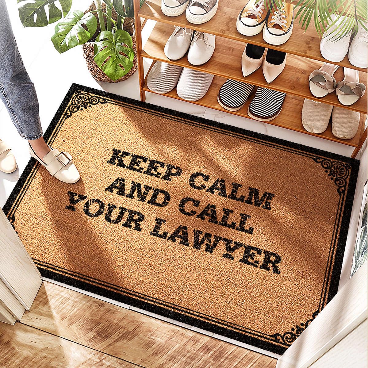 Tapis de bienvenue amusant pour embellir votre entrée de maison