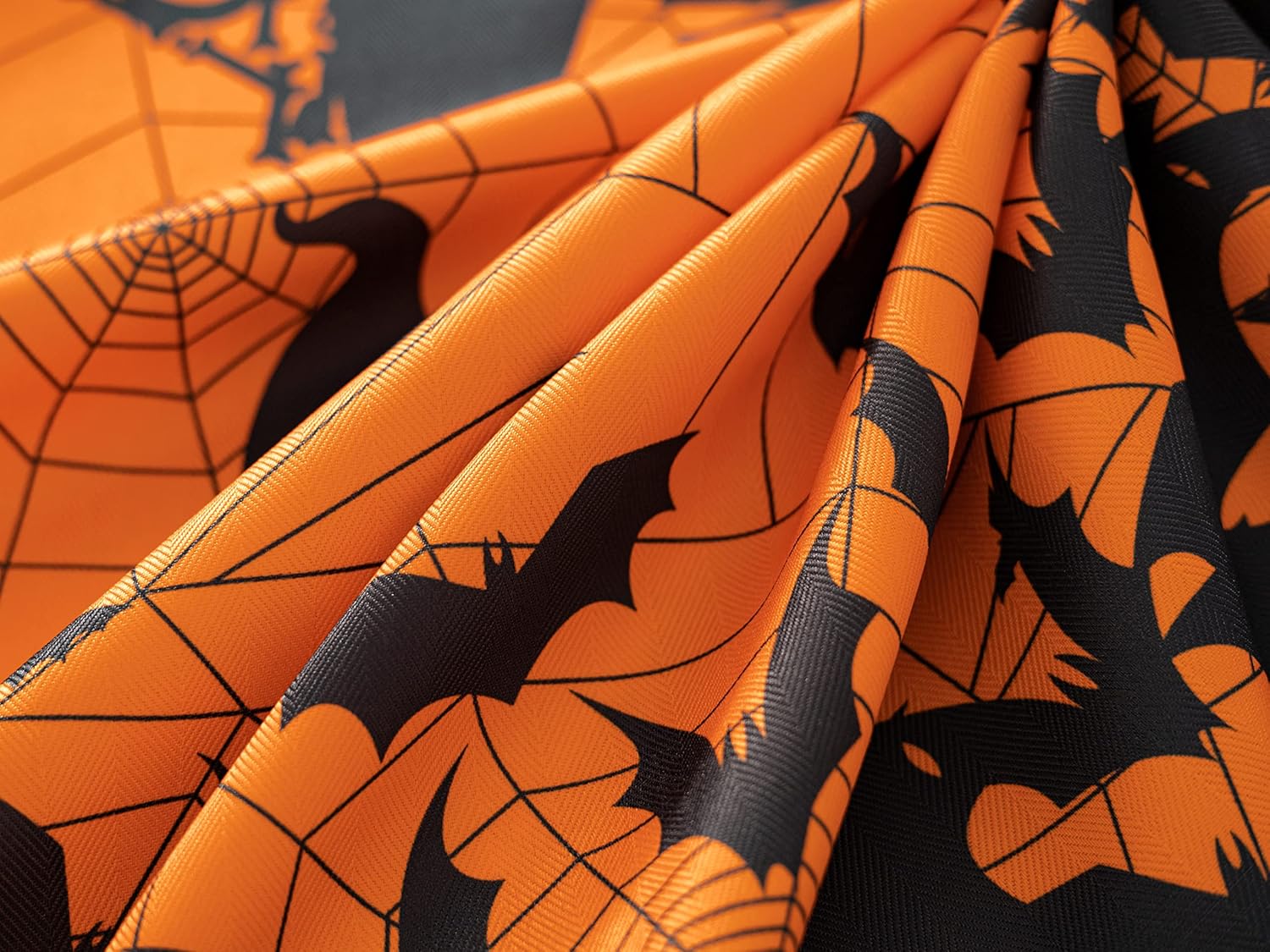 Printed Halloween Tablecloth, Silhouettes Collection - Wrinkle Free Table Cloth for Halloween Decorations, Dinner Parties and Scary Movie Nights (Horror Night, 70 Inch Round) : Home & Kitchen