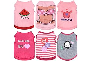 Premium Comfort 6-Piece Puppy Apparel Collection for Small to Medium Breeds