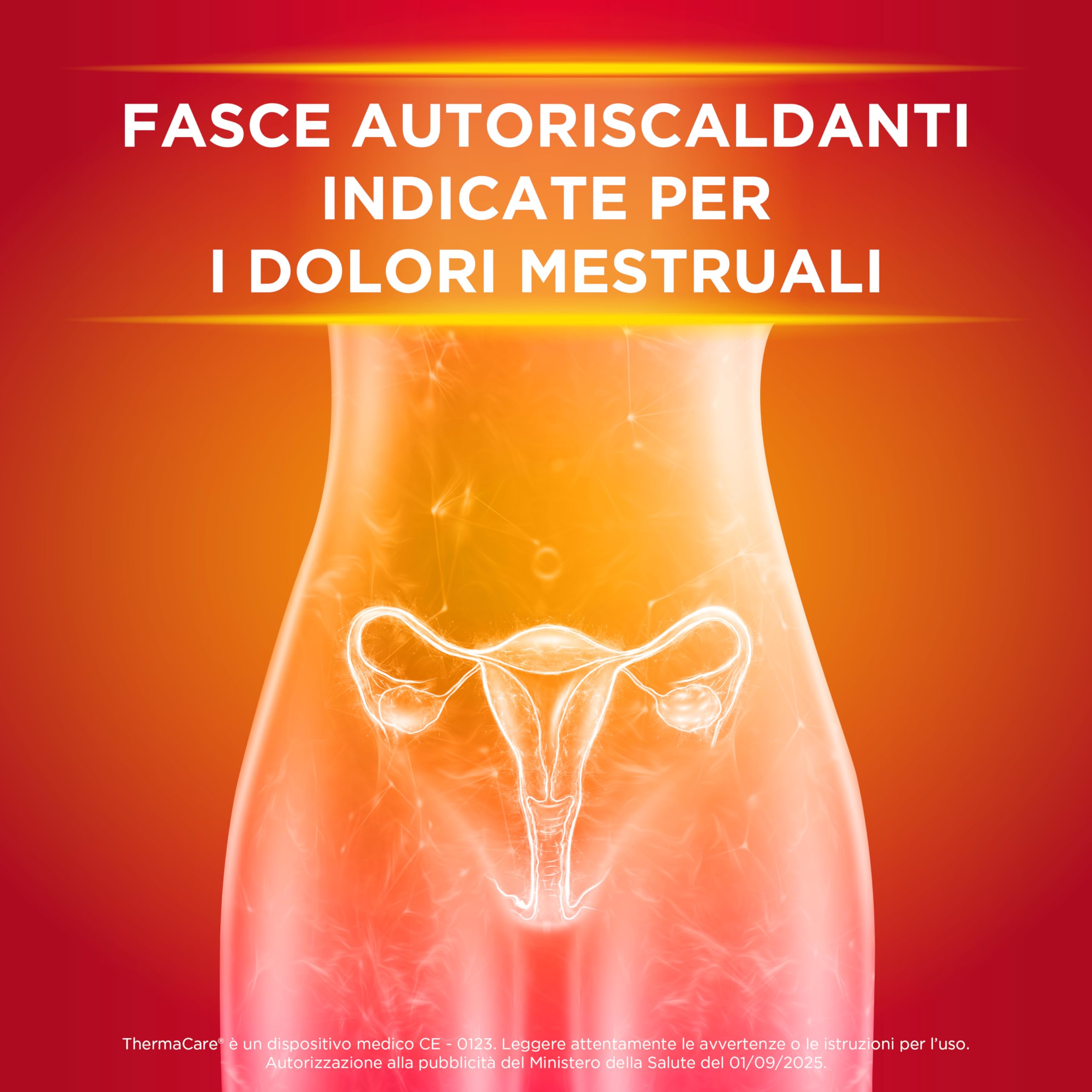 ThermaCare Fasce Autoriscaldanti a Calore Terapeutico per Dolori Mestruali, 8 Ore Calore Costante, 3 Fasce Monouso