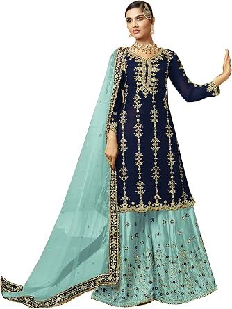 Amazon.com: ArtZiya Fashion - Ropa étnica india para mujer Palazzo Salwar  Kameez 1001 : Ropa, Zapatos y Joyería