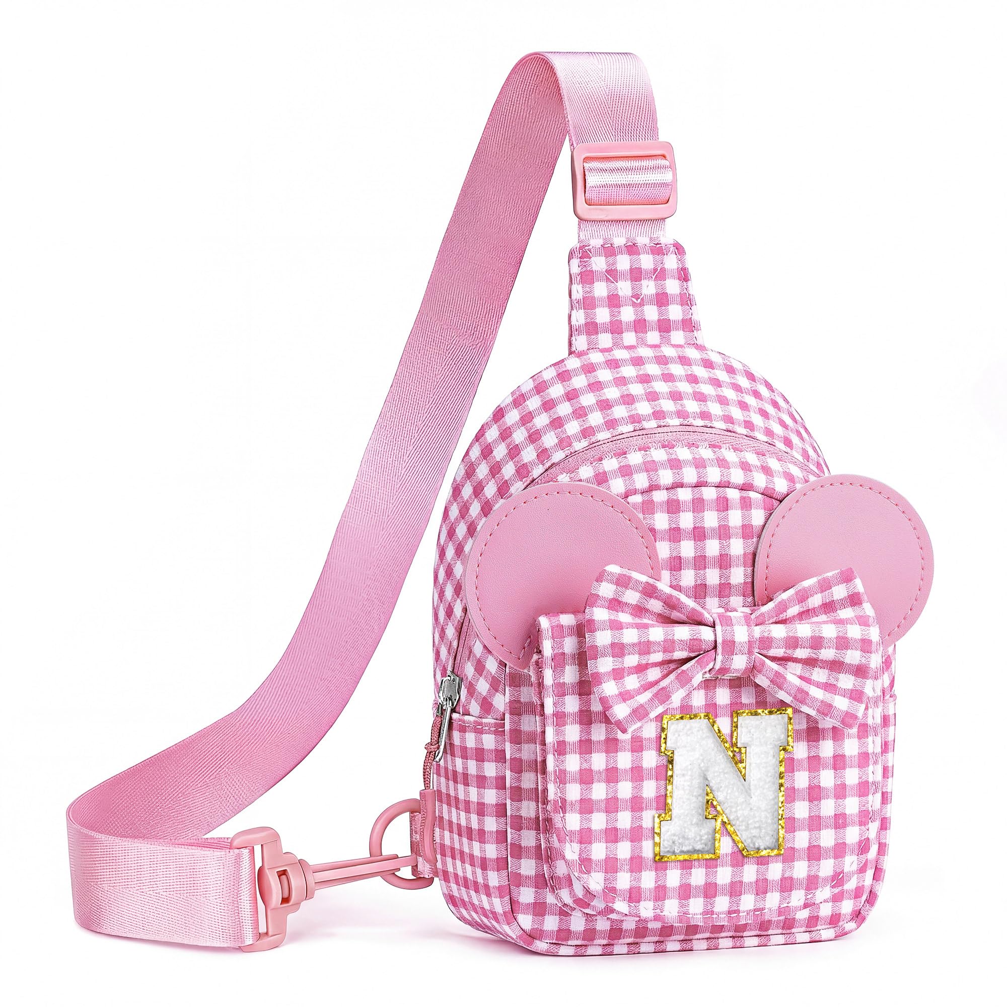 Anoup 3 4 5 6 7 Year Old Gifts for Kids Girls, Crossbody Bag Purse Pink N