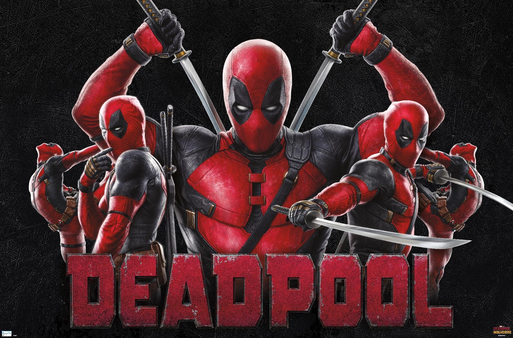 Poster Deadpool & Wolverine Marvel l'idée cadeau parfaite pour fan de comics