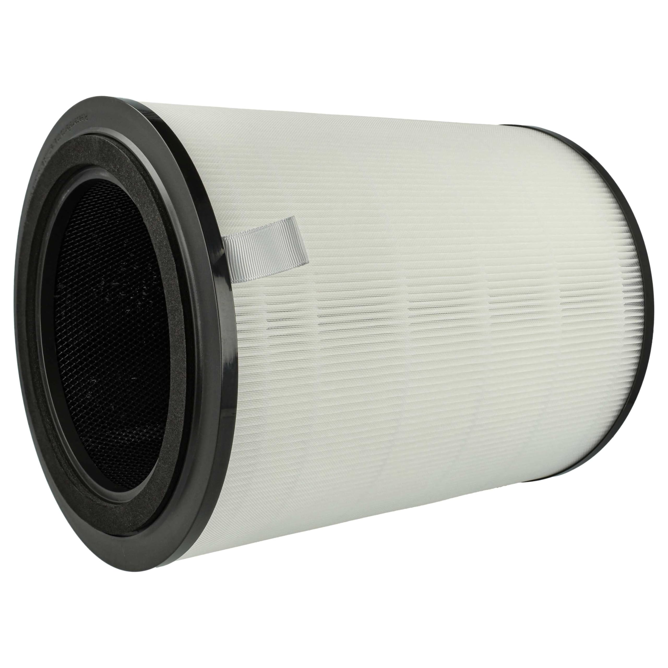 vhbw 2 x filtr z węglem aktywnym zastępuje Philips AC2939, FY2180/30 oczyszczacz powietrza - filtr powietrza czarny/biały