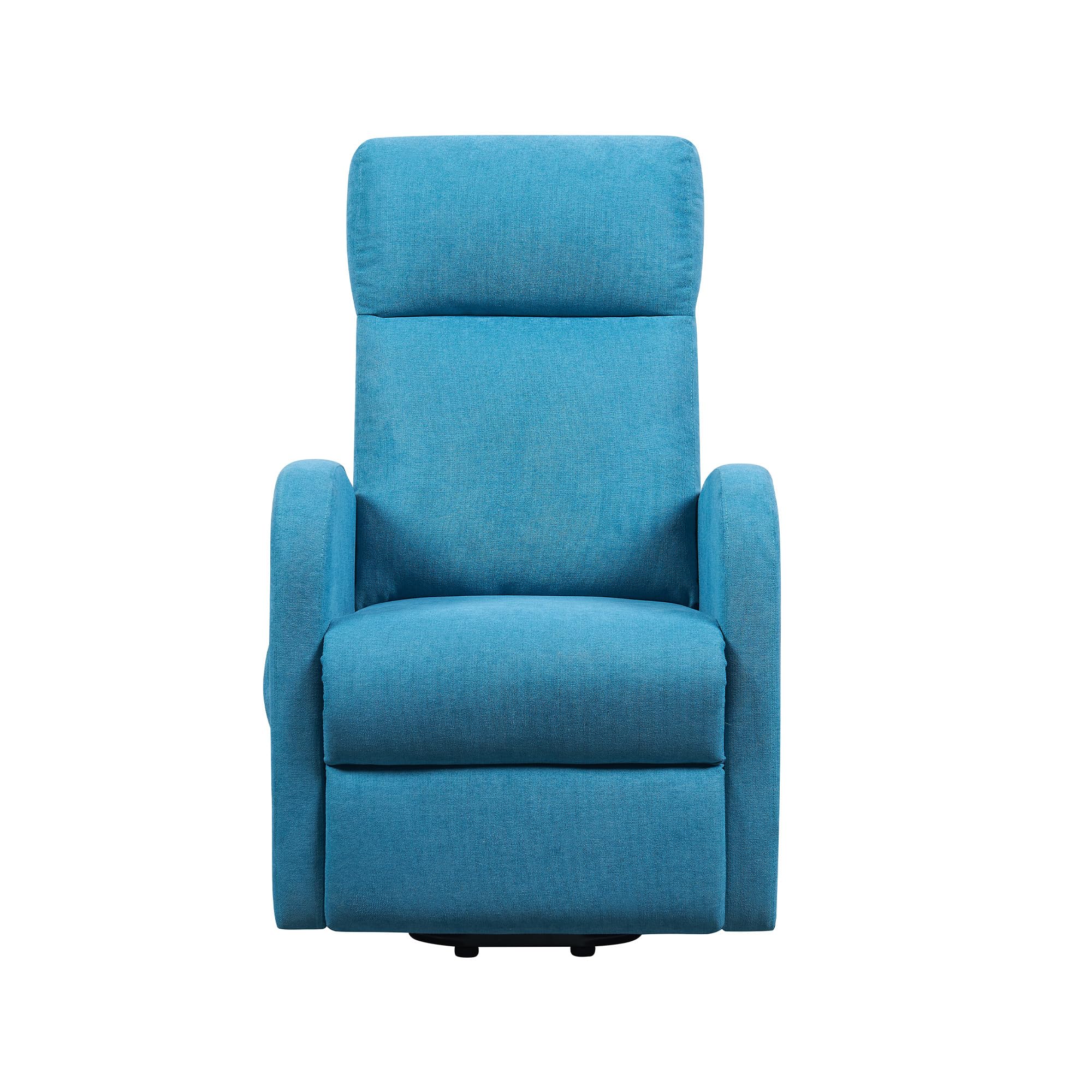POLTRONE ITALIA Poltrona Alzapersona relax reclinazione elettrica poltrona per anziani soggiorno elevabile Detraibile 19% tessuto Turchese