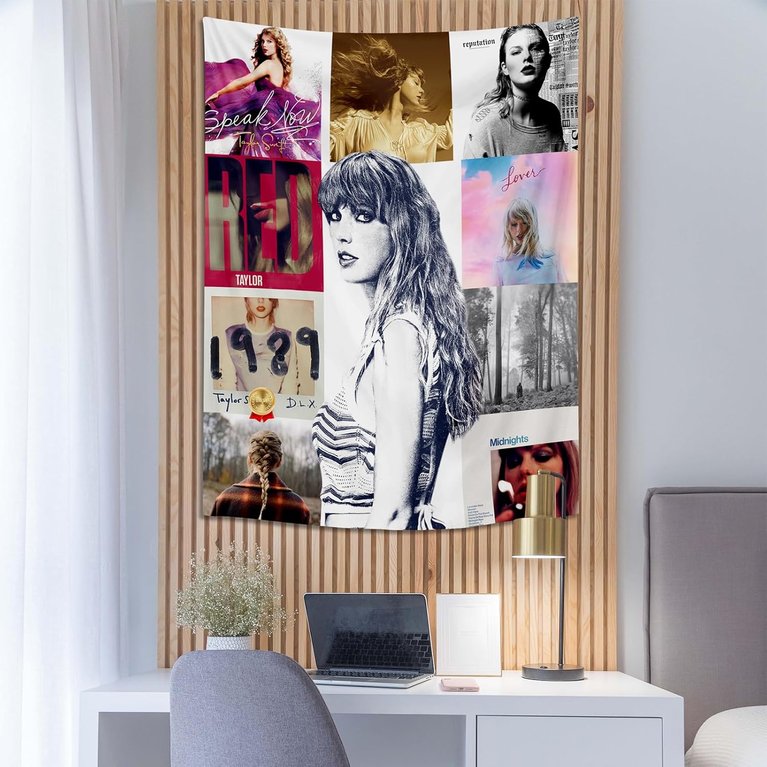 Taylor Music Tapestry ERAS Tour Swift Albums Tapestries sold by Halfway