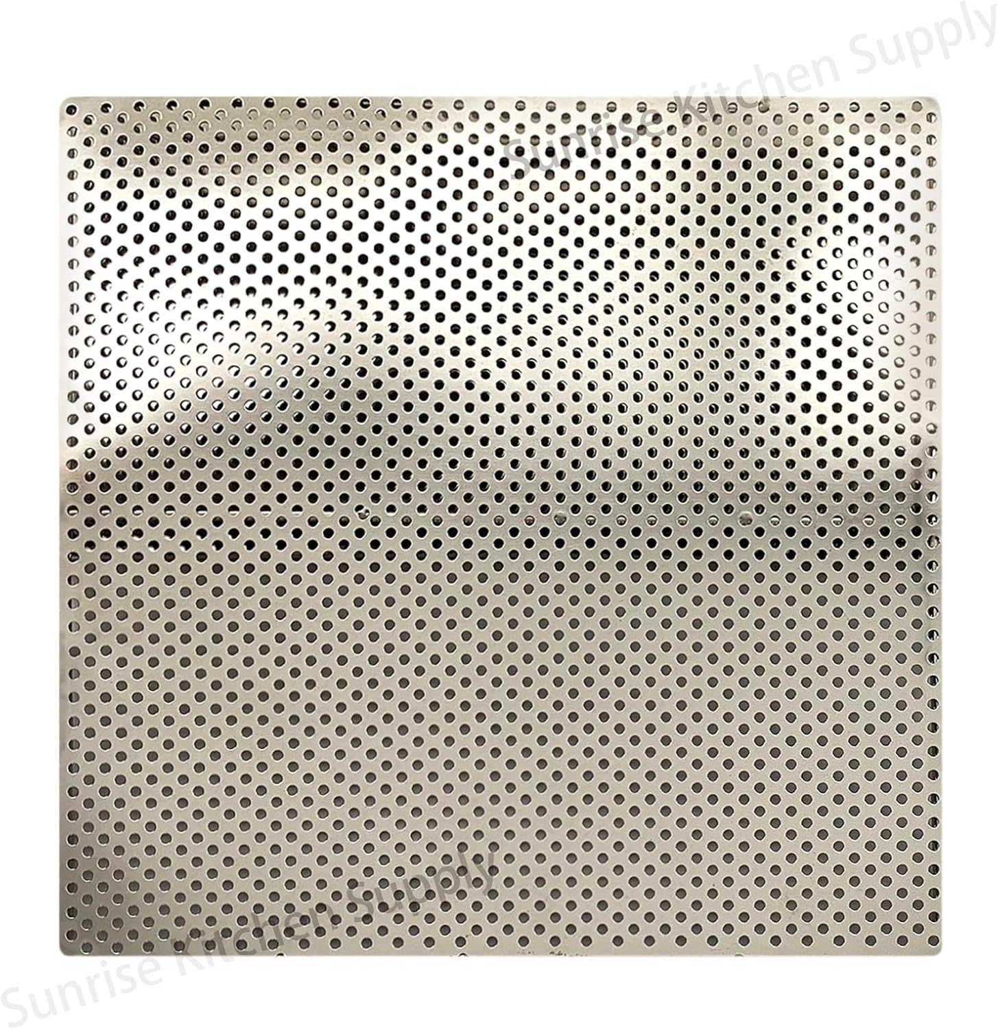 Sunrise Kitchen Supply Stainless Steel Fryer Screen (Solid Screen) (13.5" x 13.5")