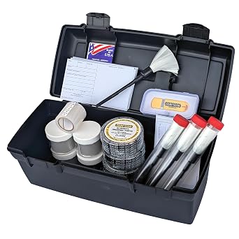 Classroom Fingerprint Kit - Serves 4 Work Groups of Students - Lift at Least 100 Fingerprints Bichromatic Grey