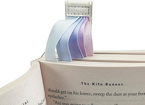 Miniatura 8 de Marcapáginas magnético de múltiples cintas bíblicas con iniciales en relieve personalizables, cinta bíblica acoplable, marcadores de regalo para