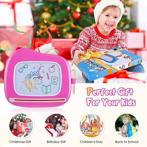 Miniatura 41 de Smasiagon - Pizarra magnética de dibujo para niños, juguetes para niños y niñas de 1 a 2 años, juguetes educativos para niños de 1, 2, 3 años