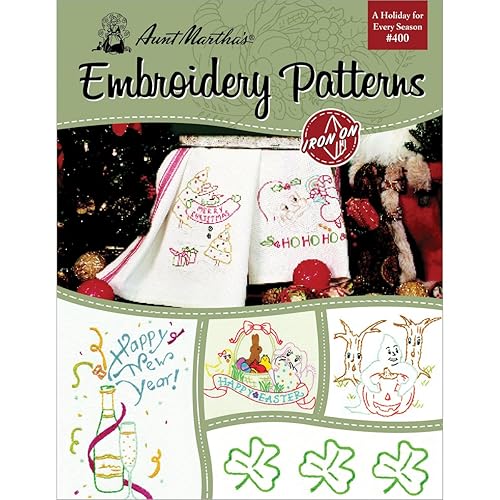 Aunt Martha's 405 A Holiday for Every Season Embroidery Transfer