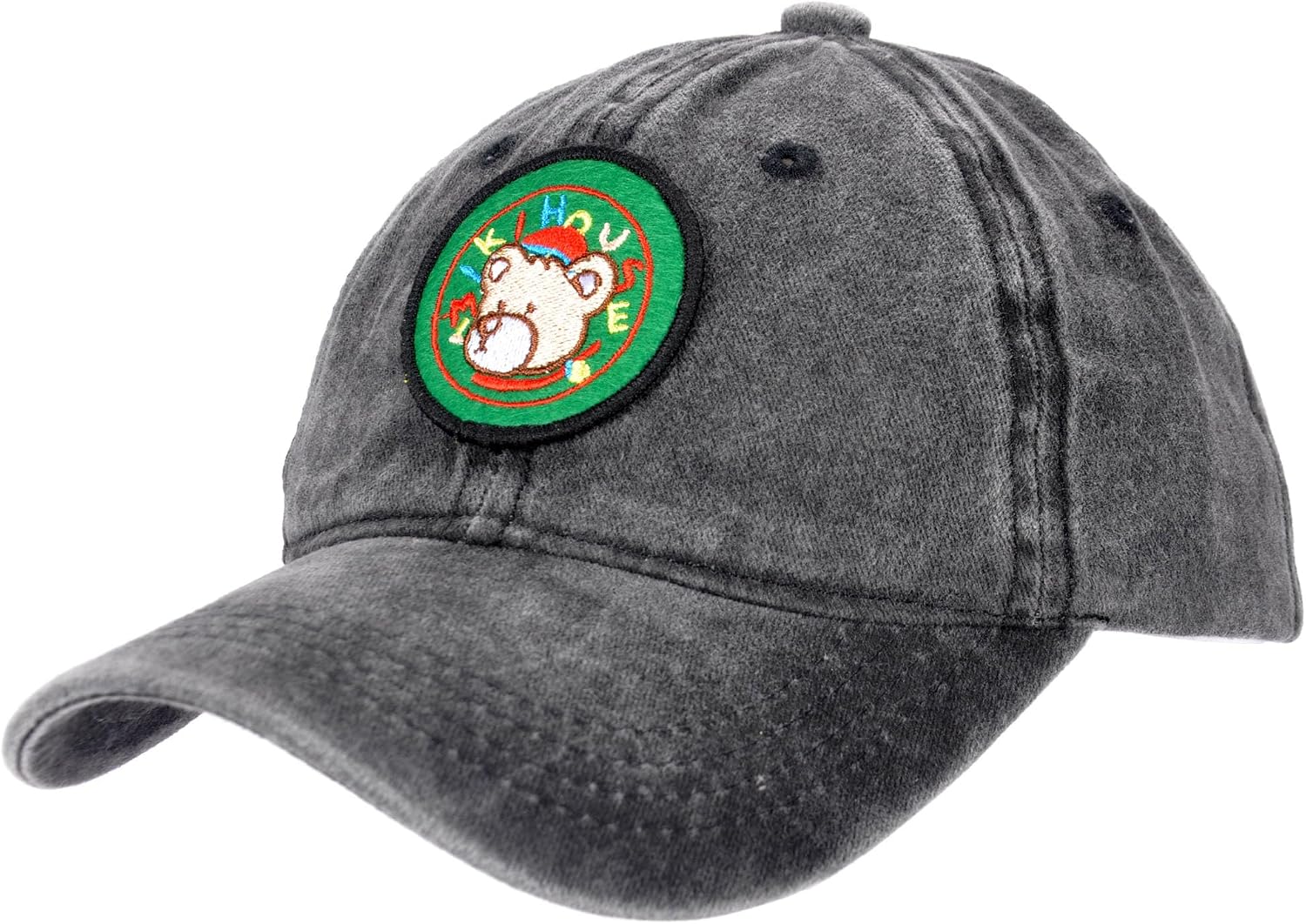Cute Kid Toddler Sun Hats Washed Vintage Embroidered Baseball Cap for Boys Girls Age 2-11 Cotton Cowboy Hats