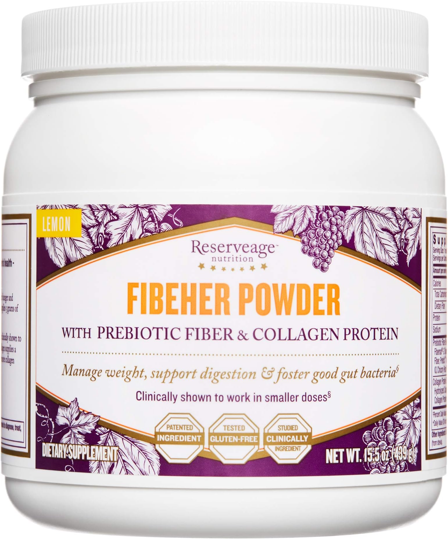 Zrnmrle FibeHer Powder Reserveage 15.5 oz Powder