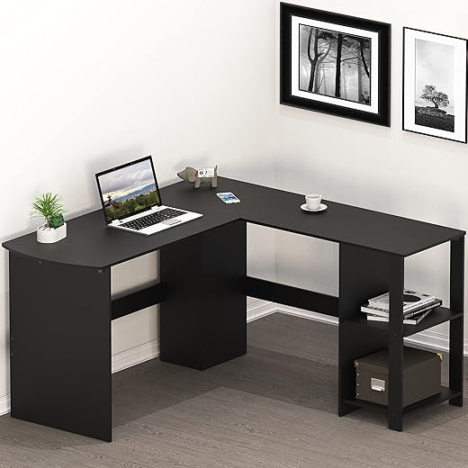 SHW L-Shaped Corner Desk