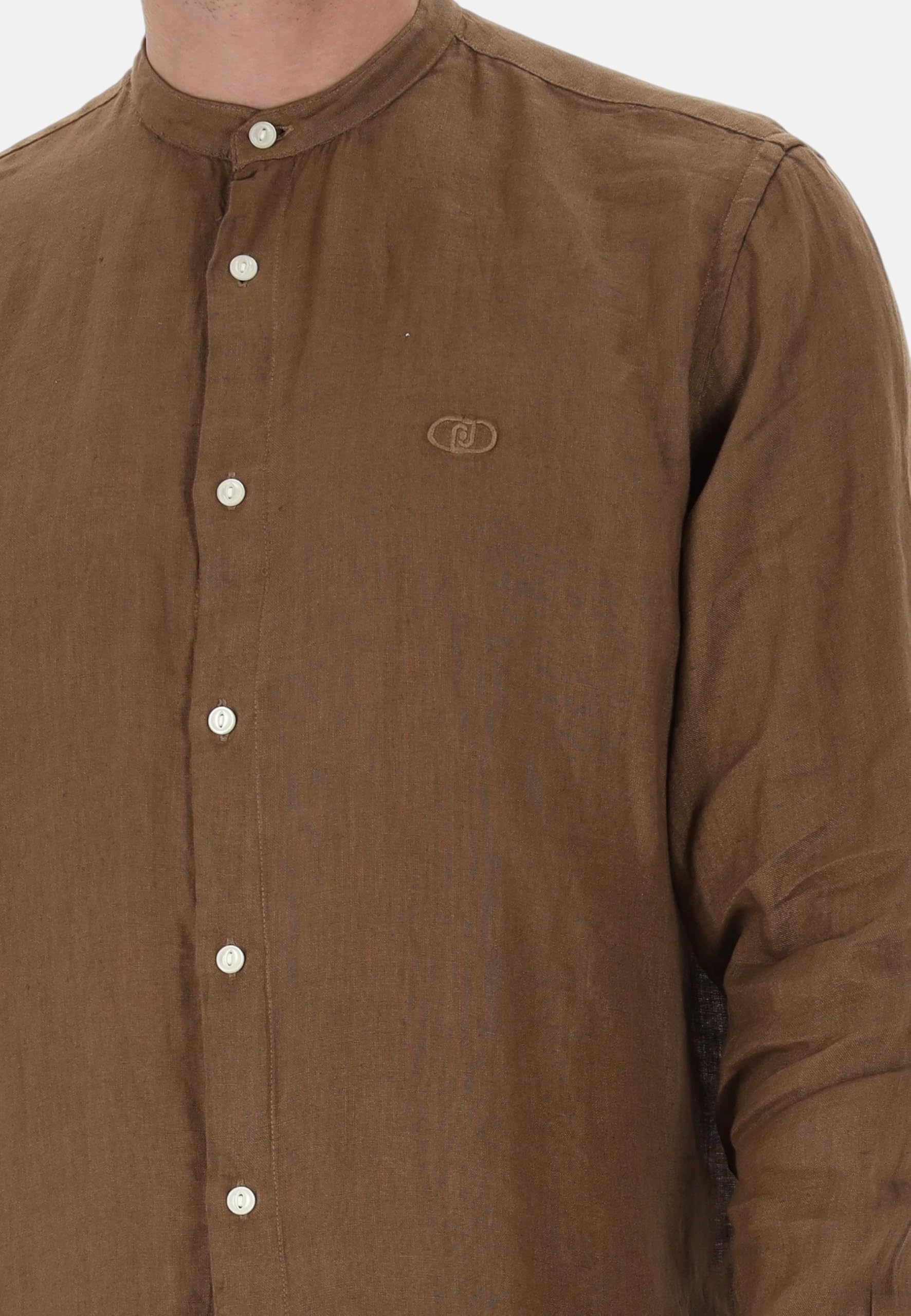 Liu Jo Hombre Camisa Manga Larga Lino QA6205T4359