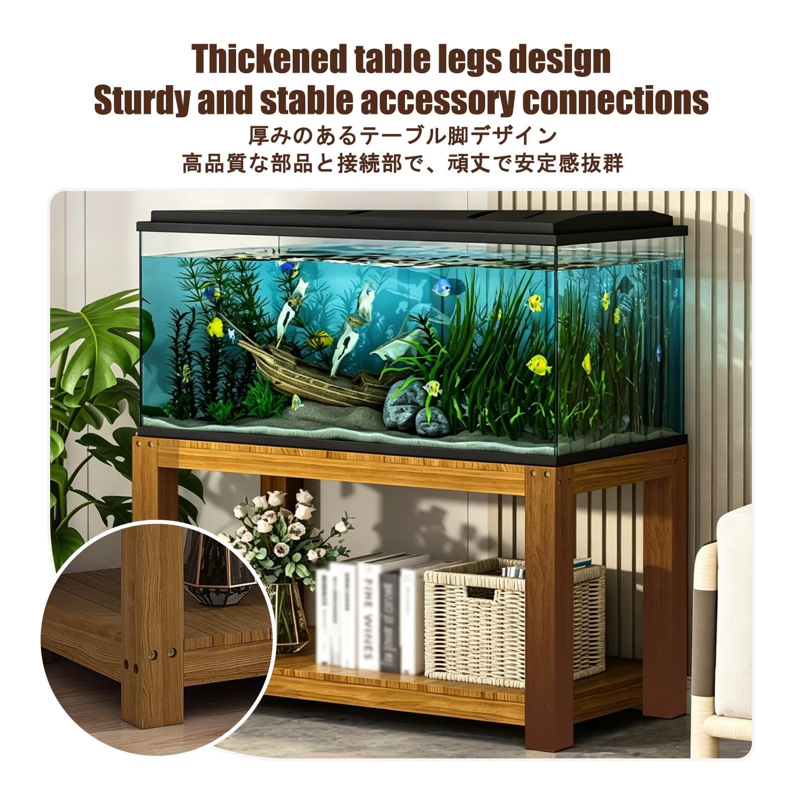 Mobile per Acquario, Scaffale per Acquario, Portante Stabile
