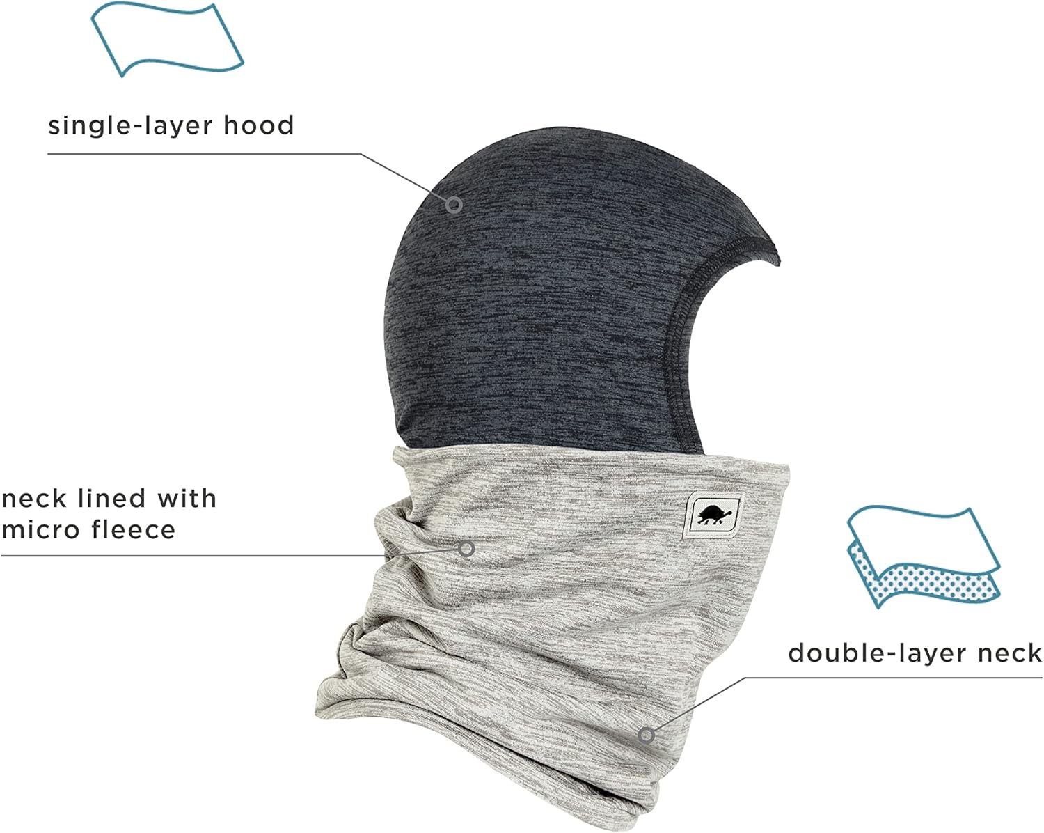 Turtle Fur Shellaclava Balaclava Stria Fleece Lined Neck Warmer Helmet Liner Winter Hood