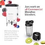 Blendtec Total Classic Original Blender - WildSide+ Jar (90 oz) - Professional-Grade Power - 6 Pre-programmed Cycles - 10-speeds - Black