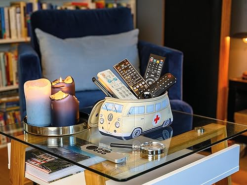 Miniatura 6 de BRISA VW Collection - Bolsa universal de neopreno Volkswagen para maquillaje, viajes, cosméticos en Samba Bus T1 Camper Van Design, Ambulancia,