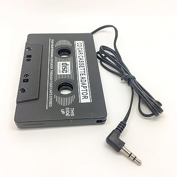 Car Audio Cassette Adapter Universal Tape Adapter with 3.5mm AUX Cable Play Music from Smartphone, MP3 Player, Tablet or Cell Phone via Car Cassette Deck