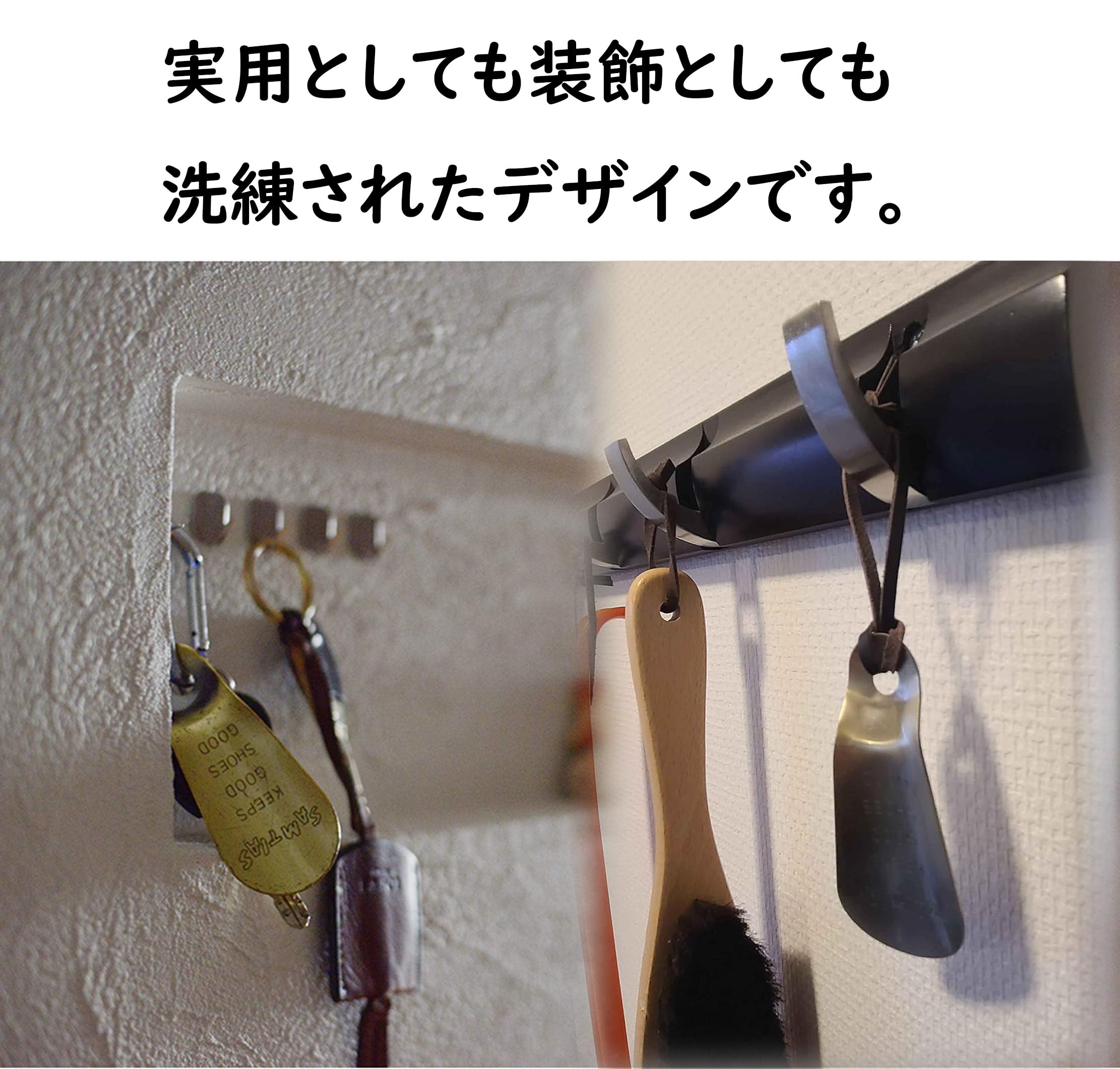 Amazon.co.jp: [近藤] 携帯 靴べら 日本製 真鍮 肉厚 シューホーン 本