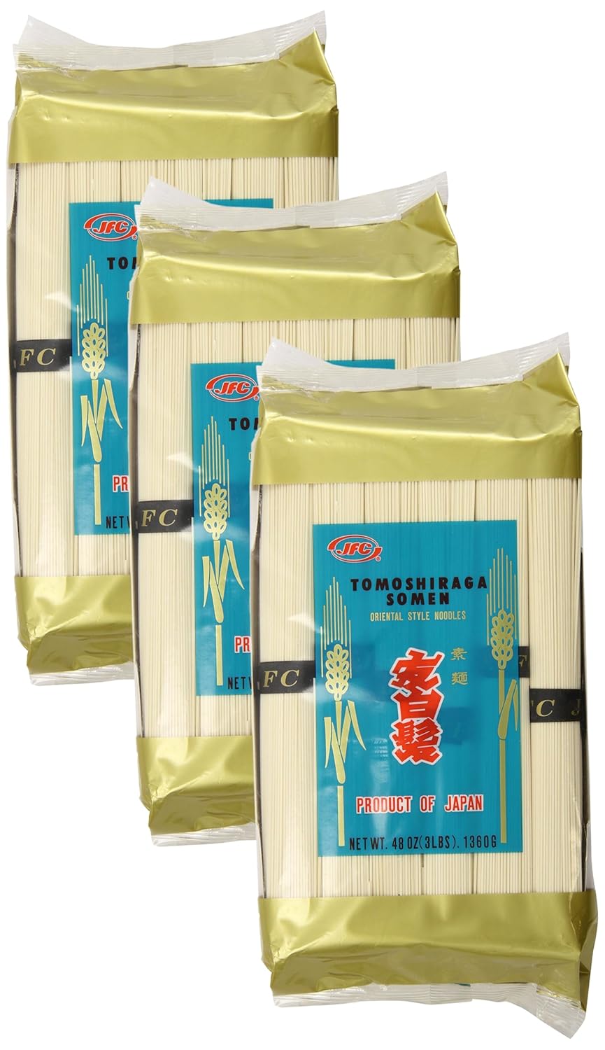 J-Basket Tomoshiraga Somen, 3 lb (Pack of 3)