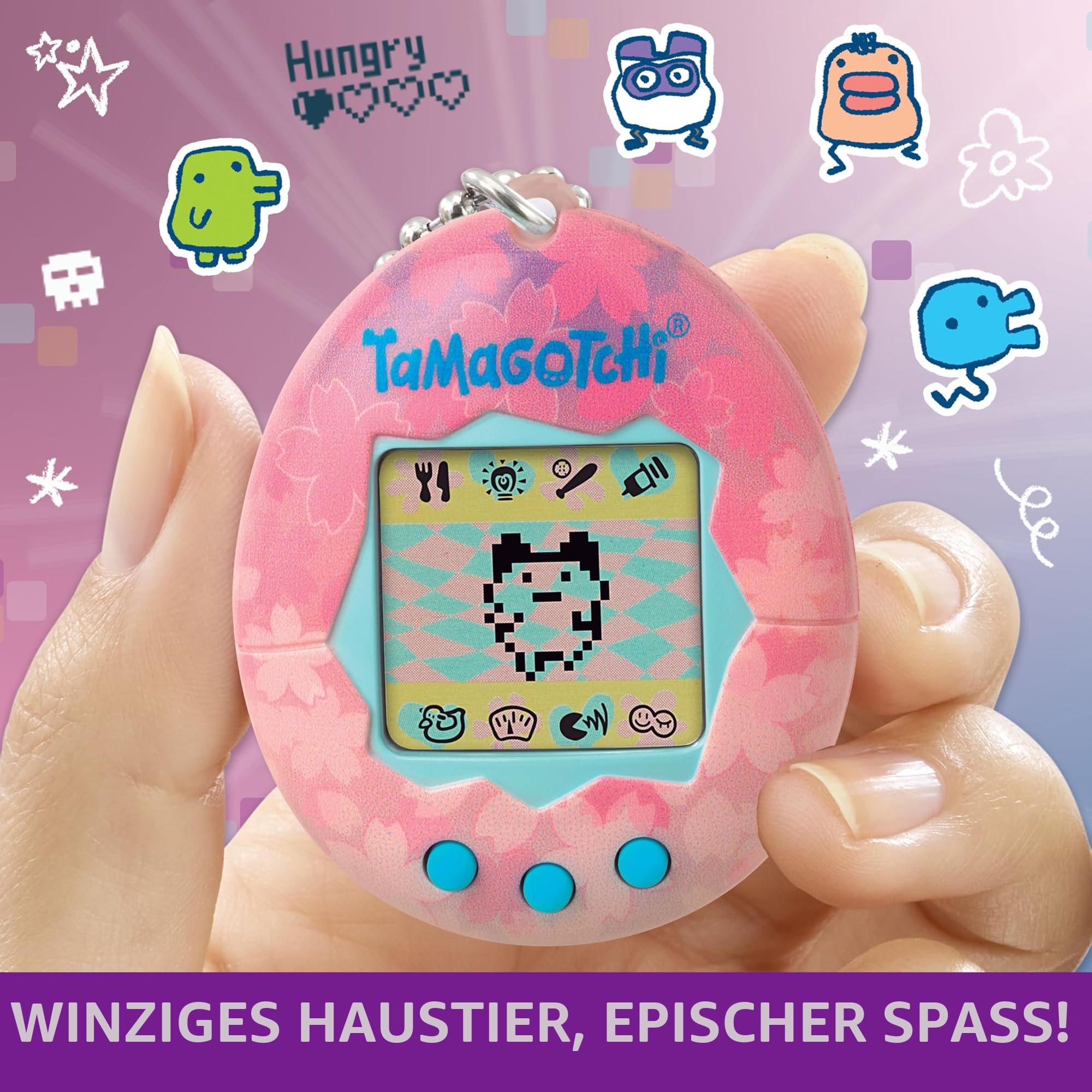 TAMAGOTCHI Bandai Original Sakura - virtuelles elektronisches Haustier - 42886