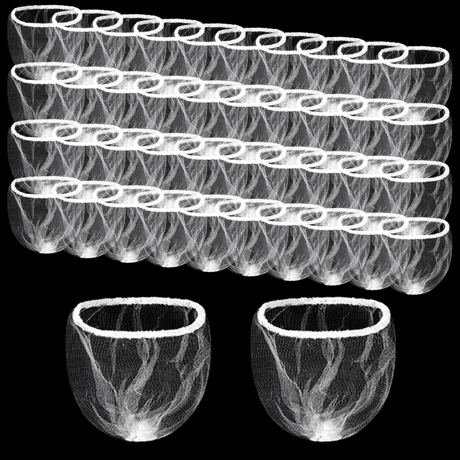 1000 PCS Kitchen Sink Strainer Mesh Bag Disposable Sink Strainer Mesh Filter Bags Anti-Clogging Disposable Sinks Drain Covers for Collecting Kitchen Food Waste Leftover Garbage