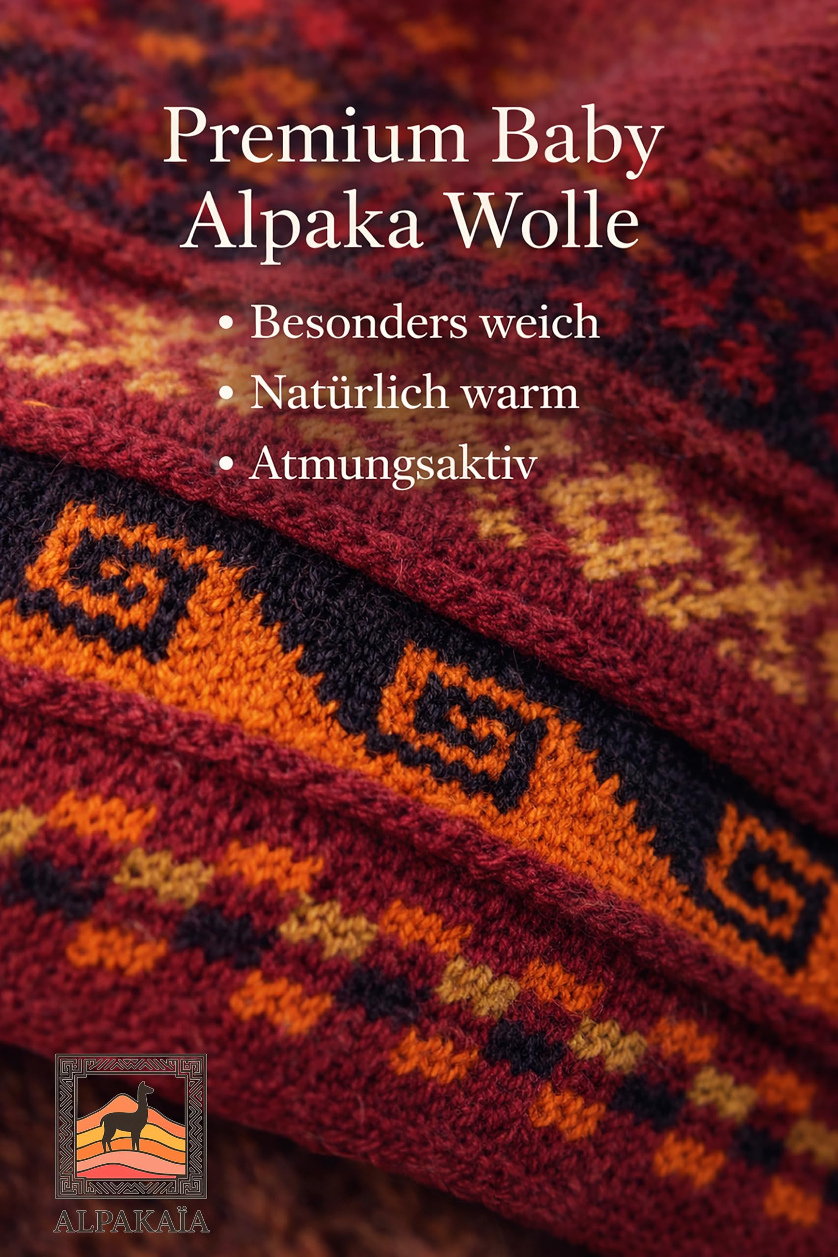 Generisch Alpaka Mütze Damen Herren – 100% Baby Alpaka – Wintermütze Beanie