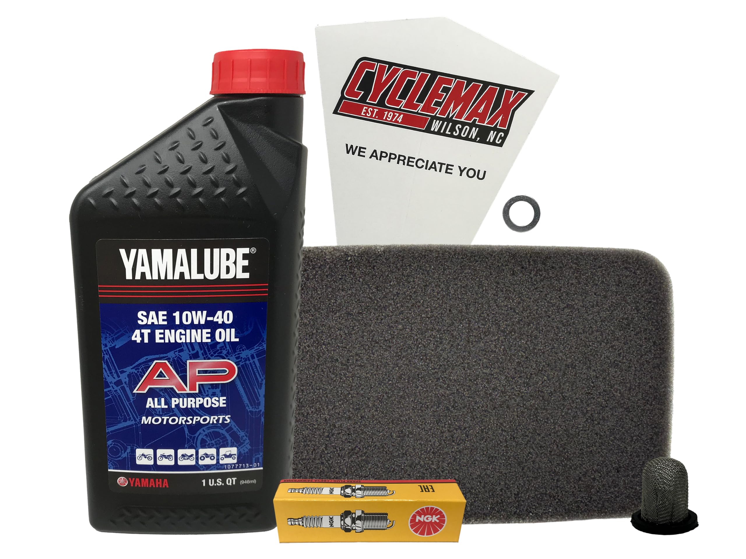 Cyclemax Standard Yamalube Tune-Up Kit compatible with 2016-2023 Yamaha RAPTOR Yamaha 90
