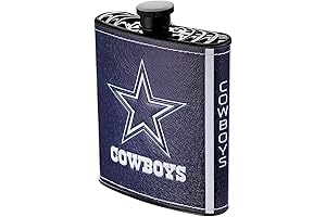 Raiders Nation Plastic Hip Flask - 7-Ounce