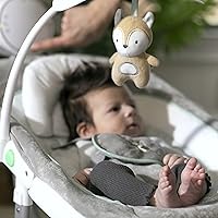 Vista 11 de Ingenuity Anyway Sway 5-Speed Multi-Direction Portable Foldable Baby Swing & Infant Seat with Vibrations, Nature Sounds, 0-9 Months 6-20 lbs (Ray)