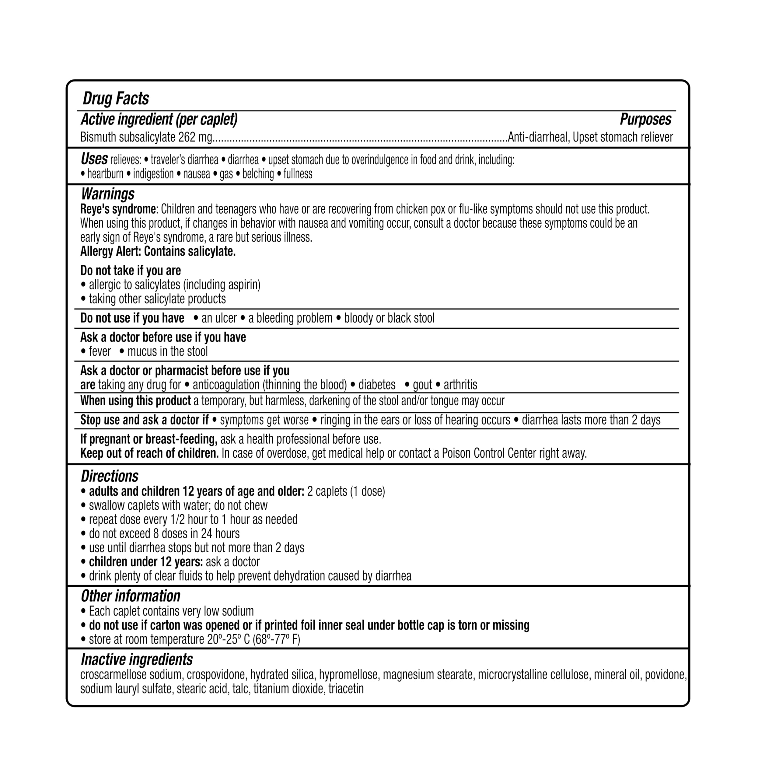Kaopectate Multi-Symptom Anti-Diarrheal & Upset Stomach Reliever, 84 Caplet — Amazon image 8