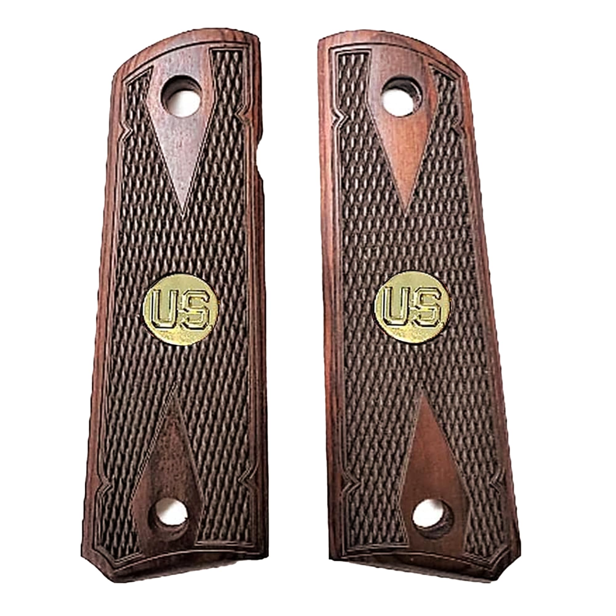 Premium 1911 Grips Full Size Replacement for Colt 1911 — Double Diamond Style, Colt Government Compatible