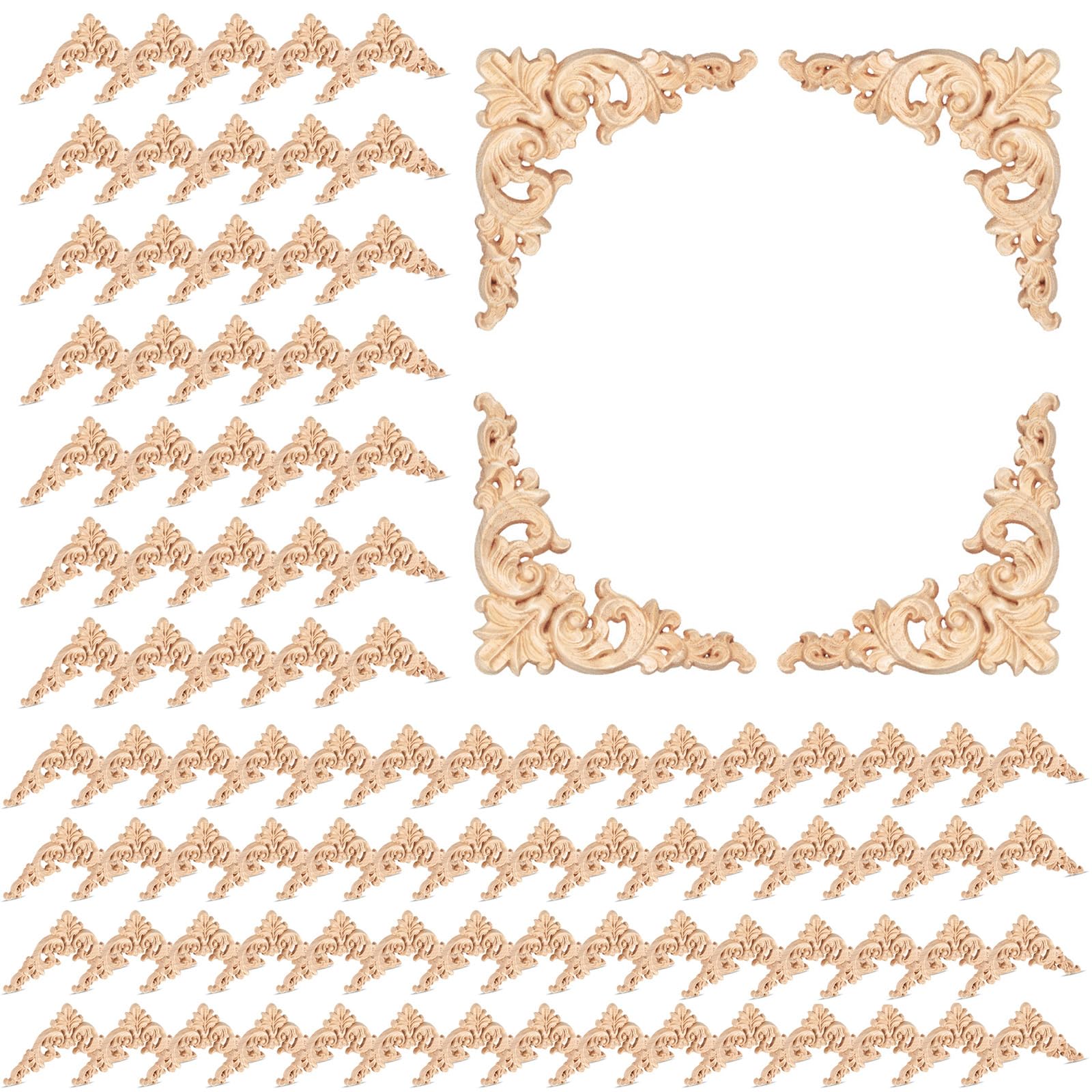 Appliques en bois et coins sculptés pour restaurer vos meubles anciens et murs