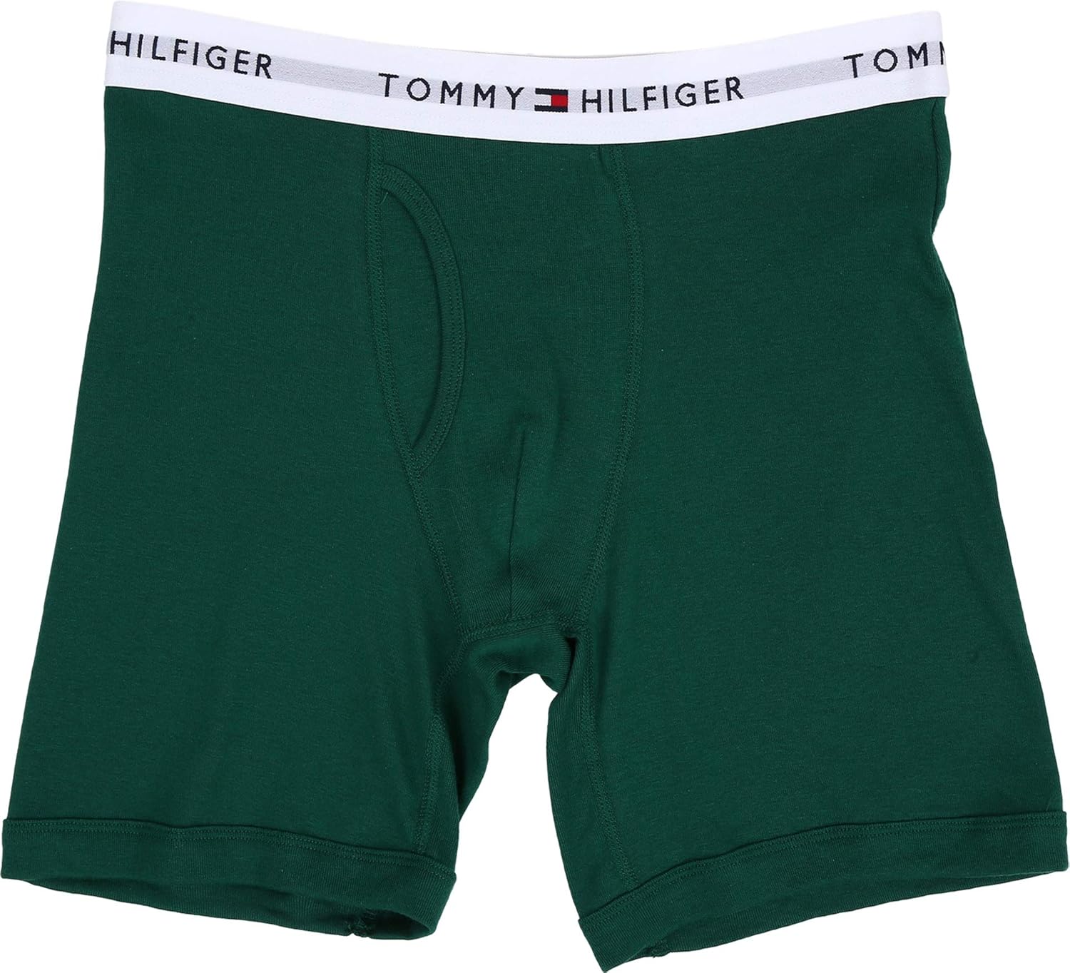 Tommy Hilfiger Men's 3-Pack Cotton Boxer Brief,Vibrant Royal,Large(36-38) - Image 4