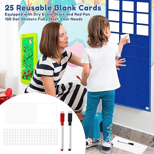 Miniatura 5 de Horario visual para niños con autismo, 107 tarjetas de doble cara para niños pequeños, tabla de tareas de rutina con imágenes para el