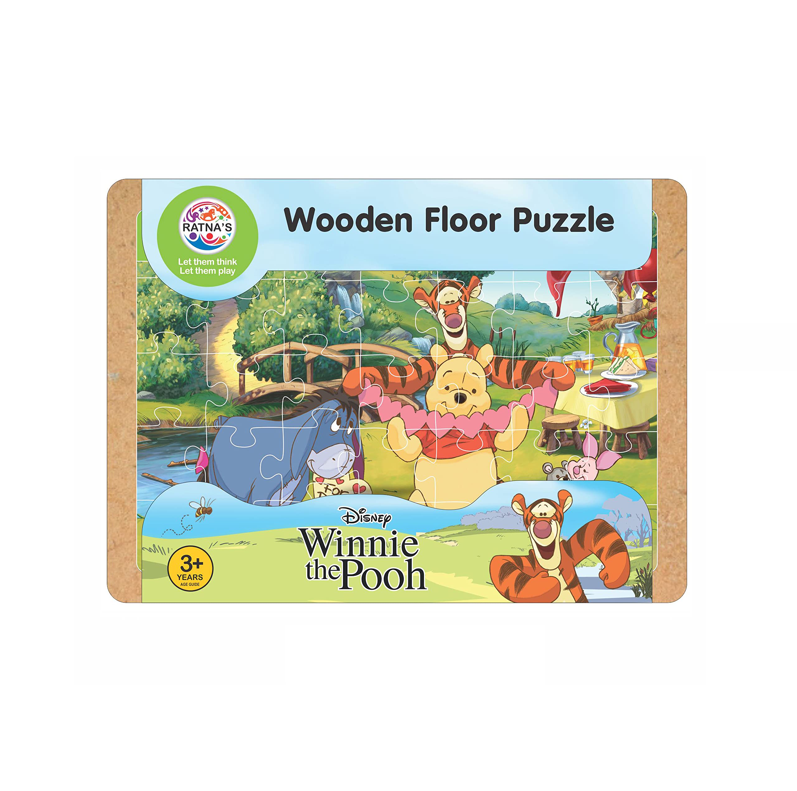 See full amazon price history chart for Ratnas Disney Wooden Floor Puzzle Winnie The Pooh 35 Pieces Jigsaw Puzzle Size 29.5 cm x 21.5 cm for Kids 3+ Years Ratnas Disney Wooden Floor Puzzle Winnie The Pooh 35 Pieces Jigsaw Puzzle Size 29.5 cm x 21.5 cm for Kids 3+ Years (B09VQ19JR2) Amazon Price History, Amazon Price Tracker