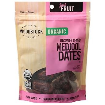 Woodstock Chimes Foods Organic Medjool Dates 12 oz Pkg