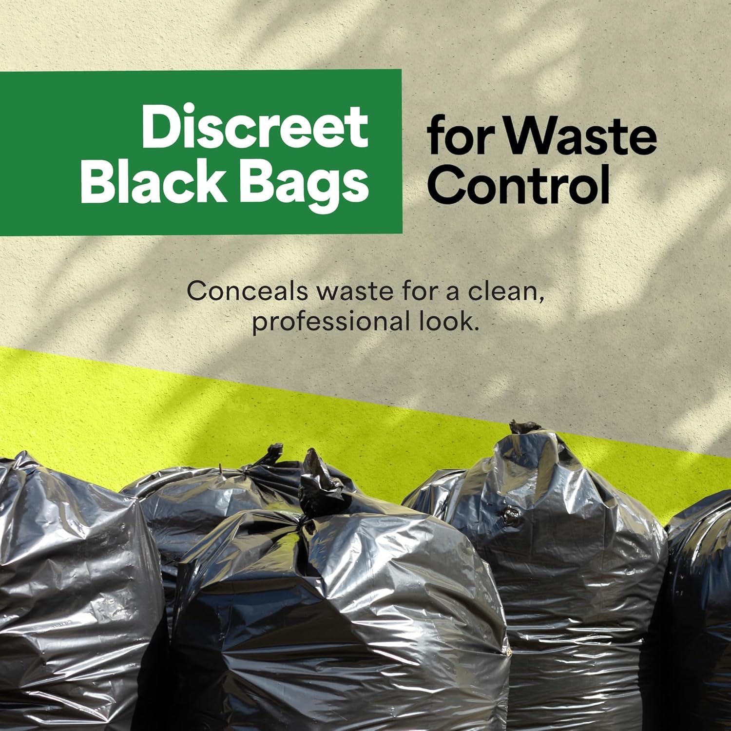 EconoHome Commercial 55-60 Gallon Garbage Bags - High Density Extra Large Trash Bags - 40x54" 17 Micron - Industrial Plastic Can Liners for Light Waste - Made in the USA - Bulk 150-Count, Black