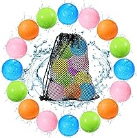 Vista 11 de 12 globos de bomba de agua reutilizables, juguete de verano para niños y niñas, juguetes de playa para niños de 3 a 12 años, actividades al aire