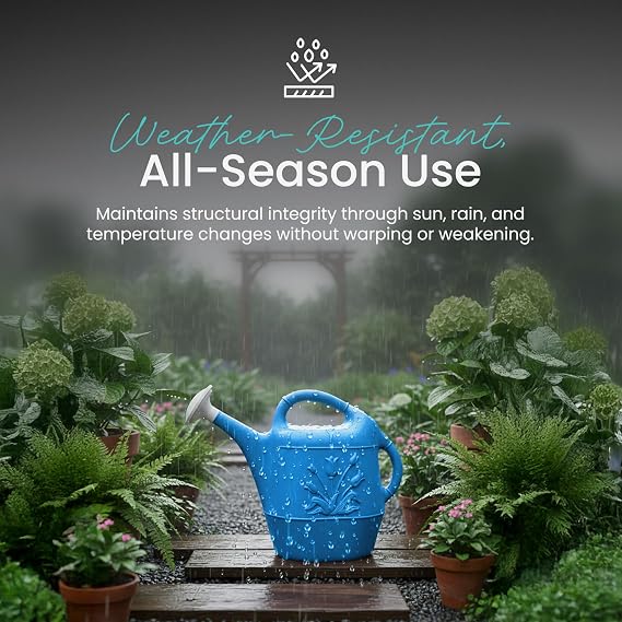 Union Products 63066 2 Gallon Indoor/Outdoor Watering Can, Caribbean Blue