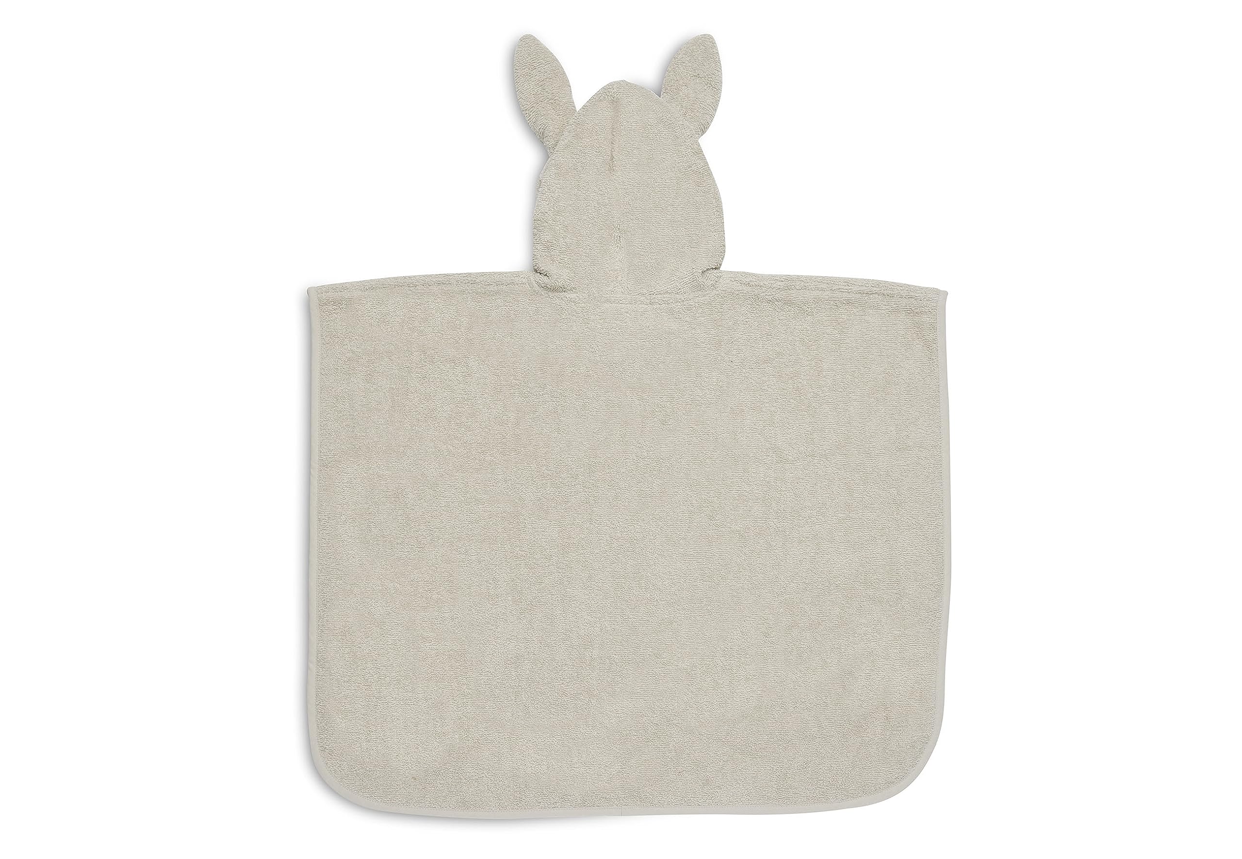 Jollein Poncho da bagno, 65 x 62 cm, asciugamano con cappuccio, beige | 533-550-00093