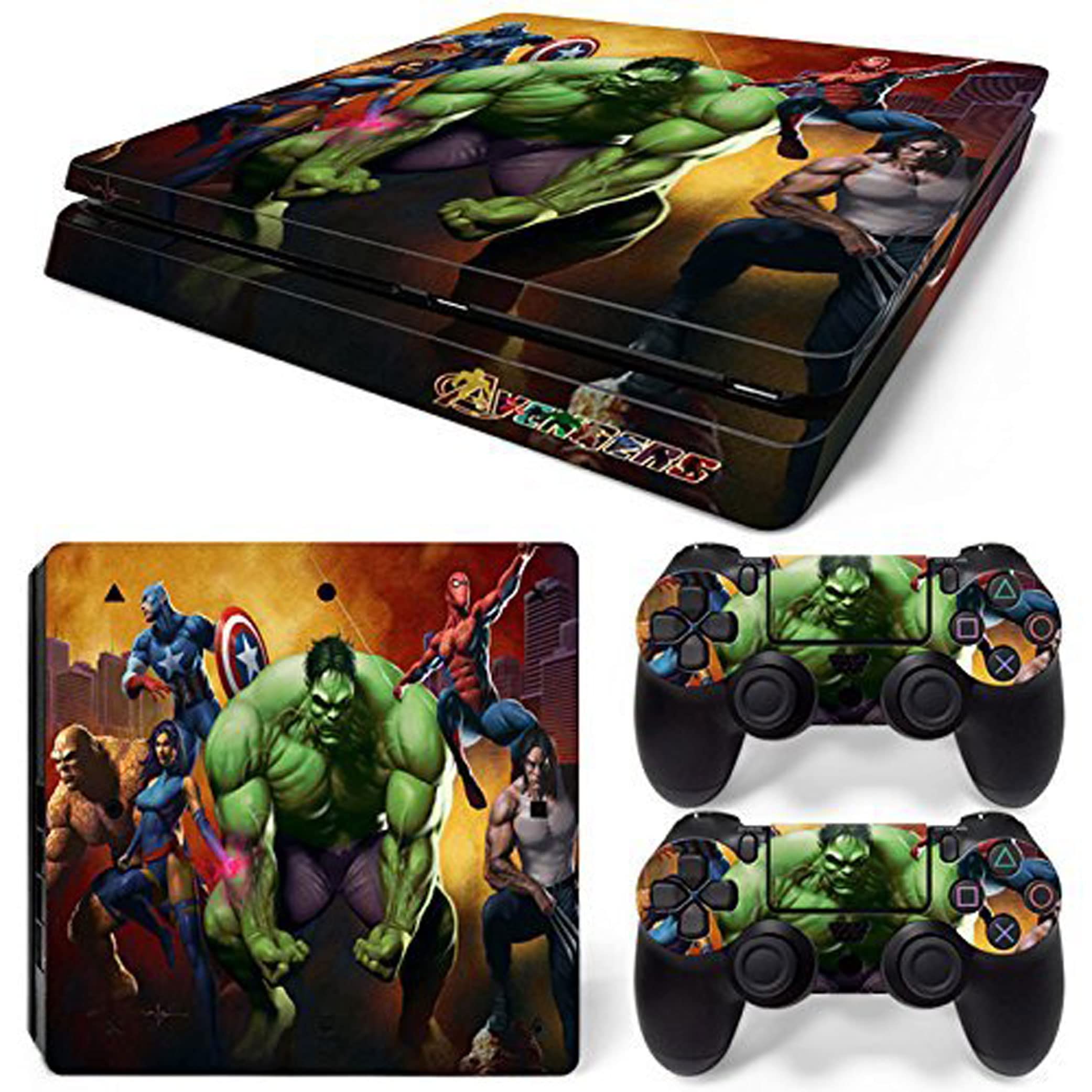 Elton The Marvel Avengers Theme 3M Skin Sticker Cover for PS4 Slim Console and Controllers [video game] (B072LD3YFP) Amazon Price History, Amazon Price Tracker