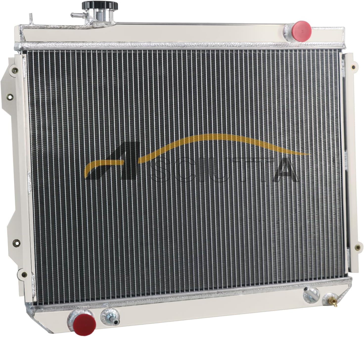 Aluminum Radiator For 1995-2004 Toyota Tacoma Base/DLX/SR5/Pre/S-Runner/Limited 2.4L 2.7L L4 3.4L V6;96 97 98 99 00 01 02 03 3 Row Radiators