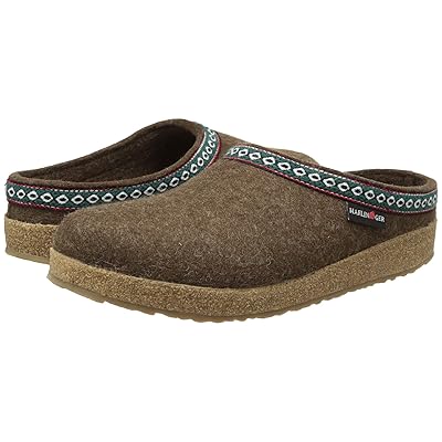 Haflinger GZ Classic Grizzly Clog Shoes Chocolate